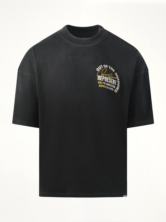 Out Of The Shadows T-Shirt in Stained Black