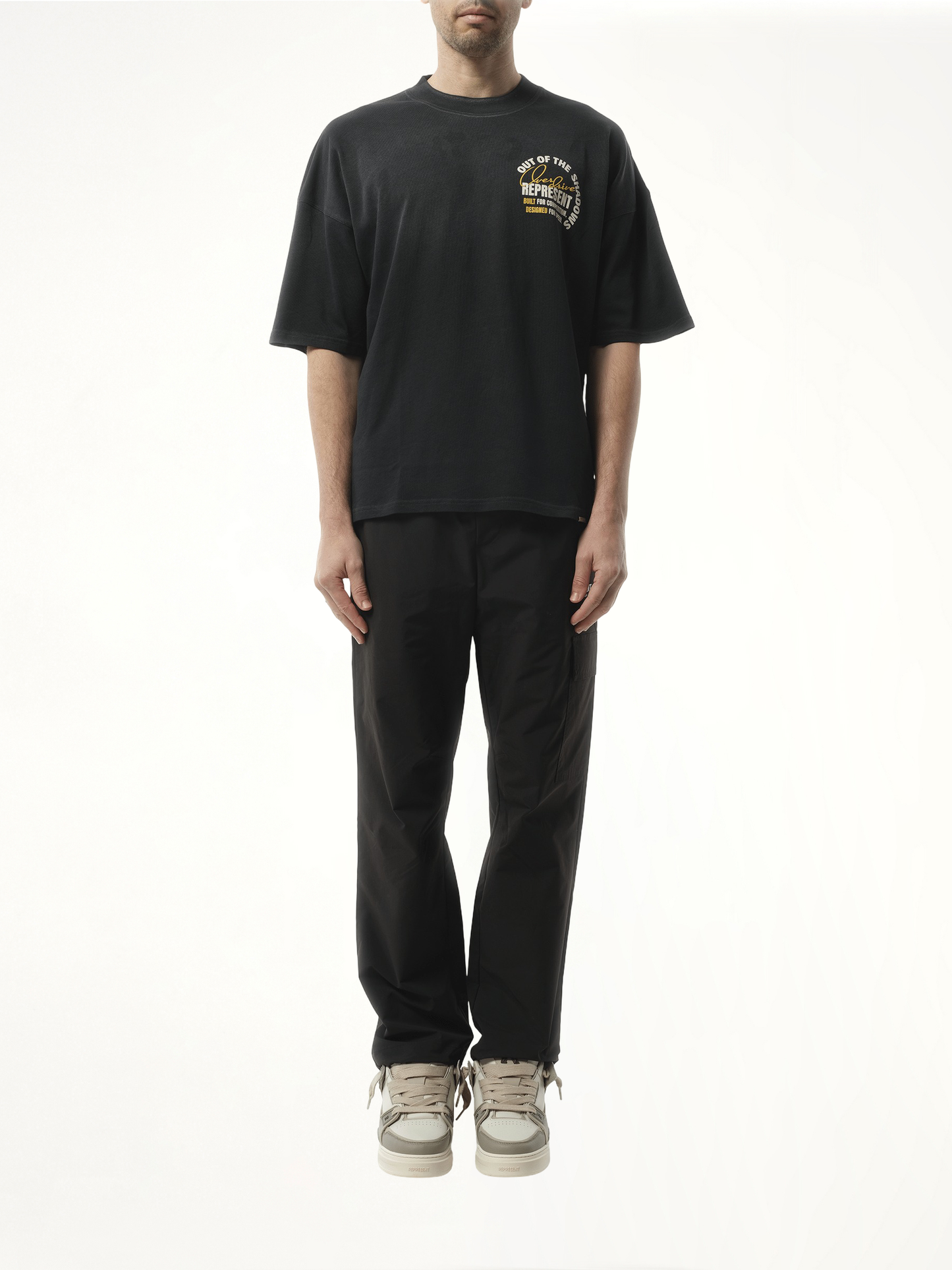 Out Of The Shadows T-Shirt in Stained Black