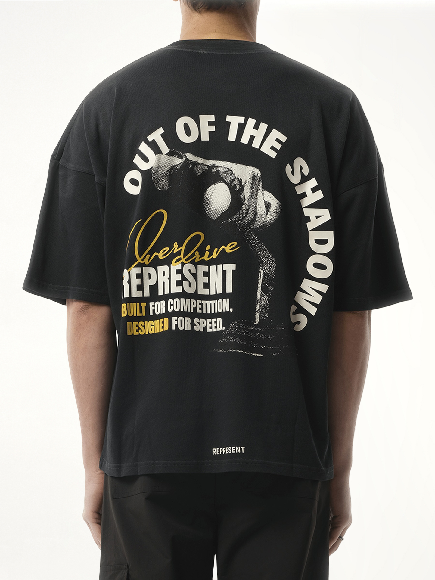 Out Of The Shadows T-Shirt in Stained Black