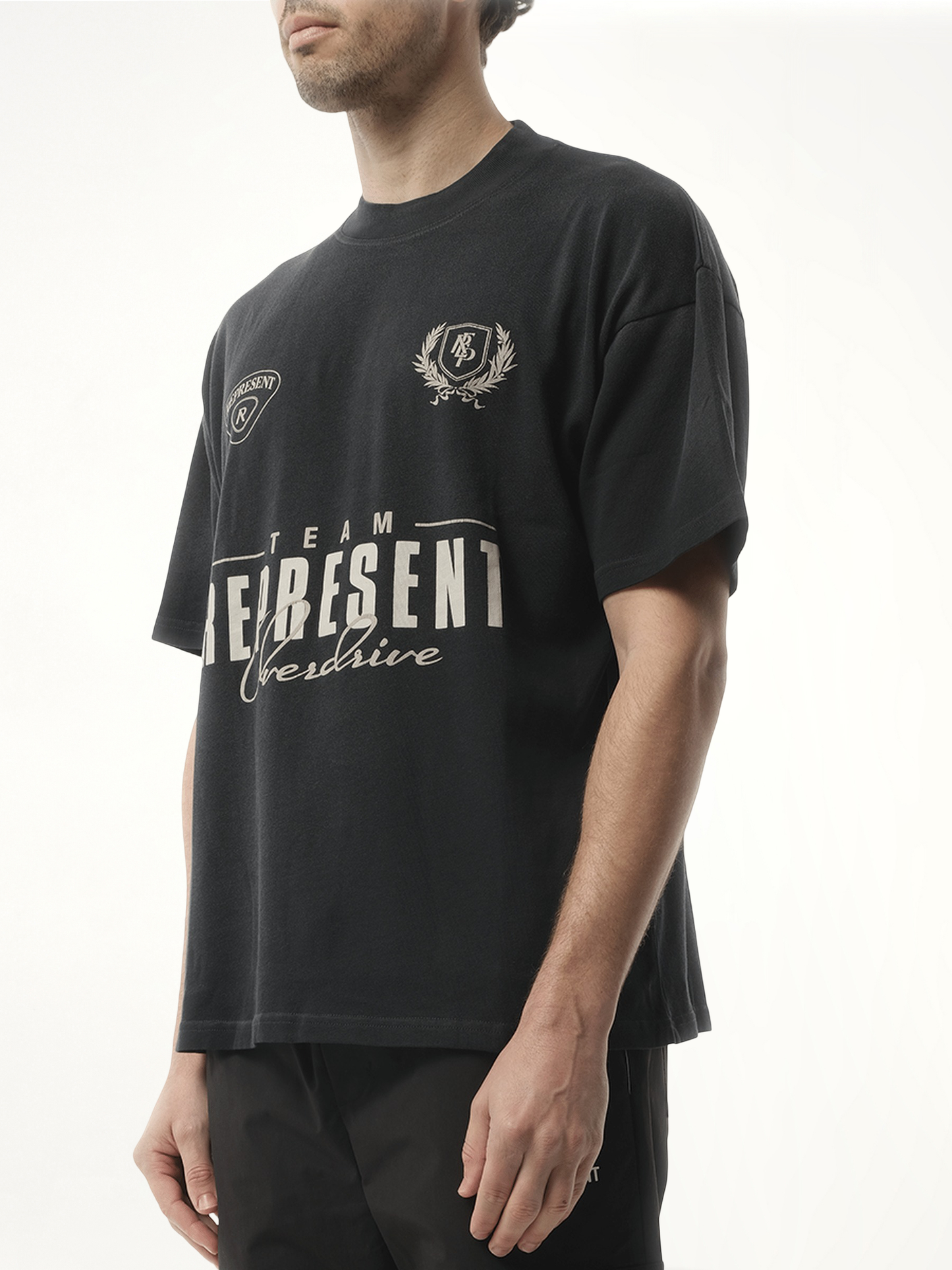 World Championship T-Shirt in Stained Black