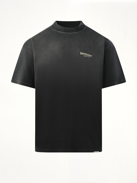 Represent Owners Club T-Shirt in Aged Black