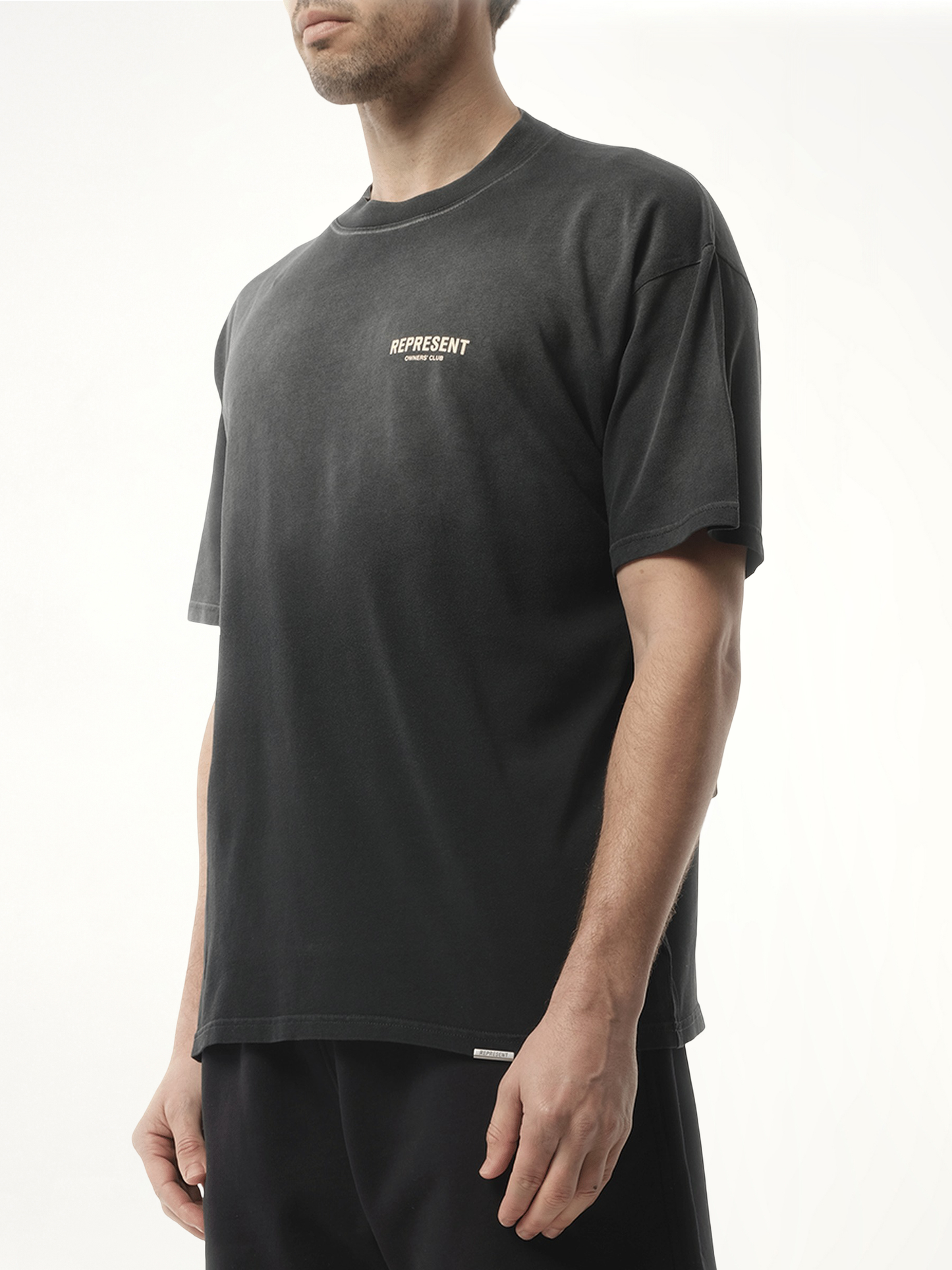 Represent Owners Club T-Shirt in Aged Black