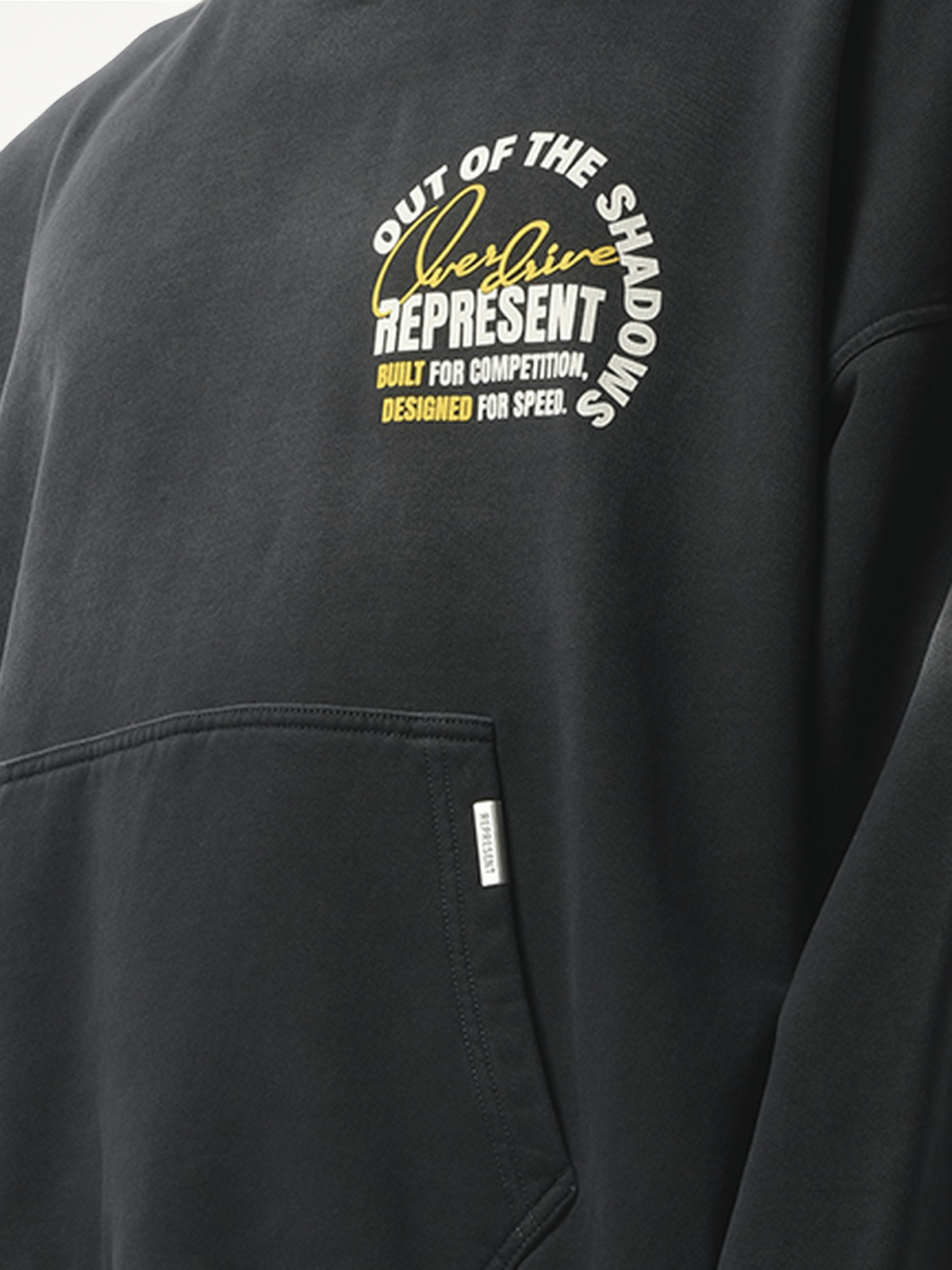 Out Of The Shadows Hoodie in Stained Black