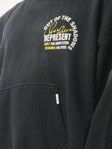 Out Of The Shadows Hoodie in Stained Black