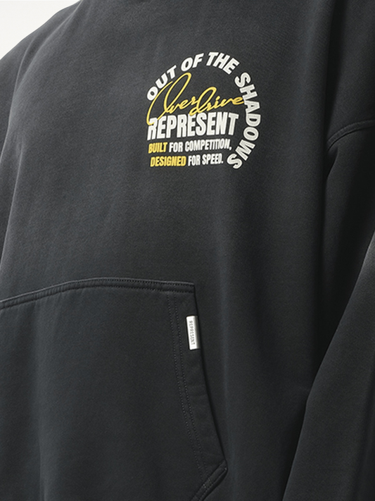 Out Of The Shadows Hoodie in Stained Black