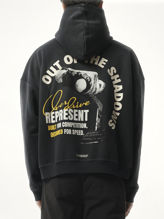 Out Of The Shadows Hoodie in Stained Black