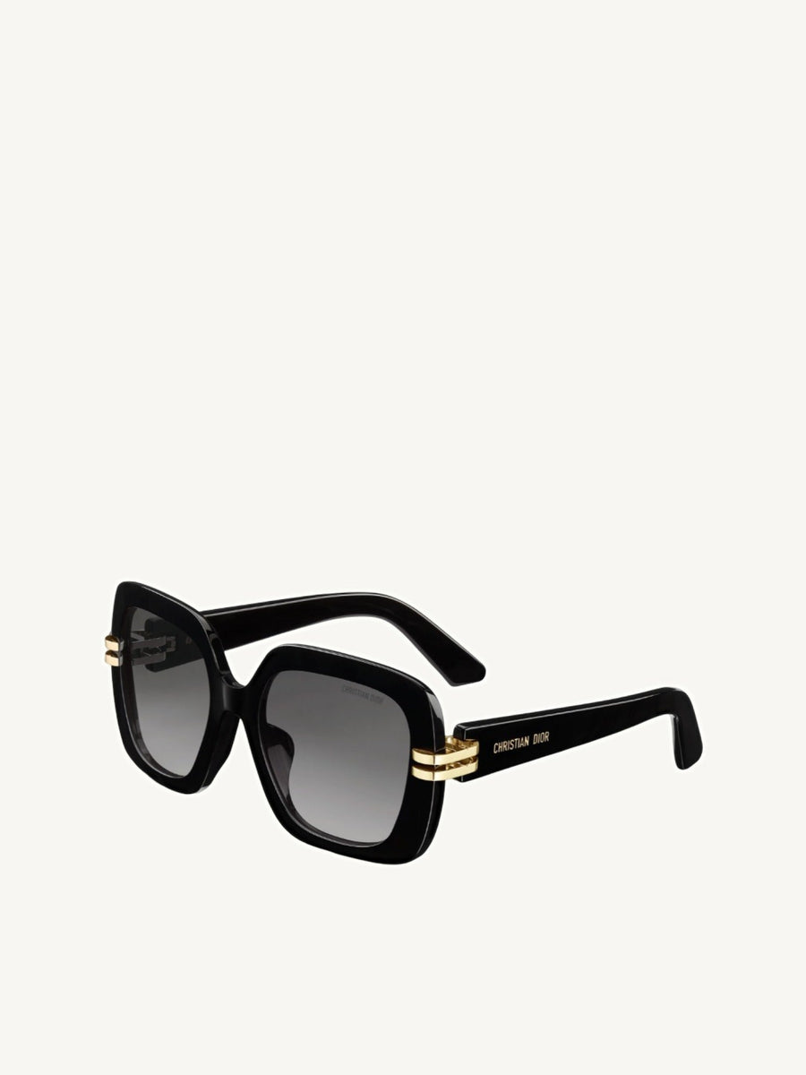 CDIOR S2F 10A155 Sunglasses in Black/White