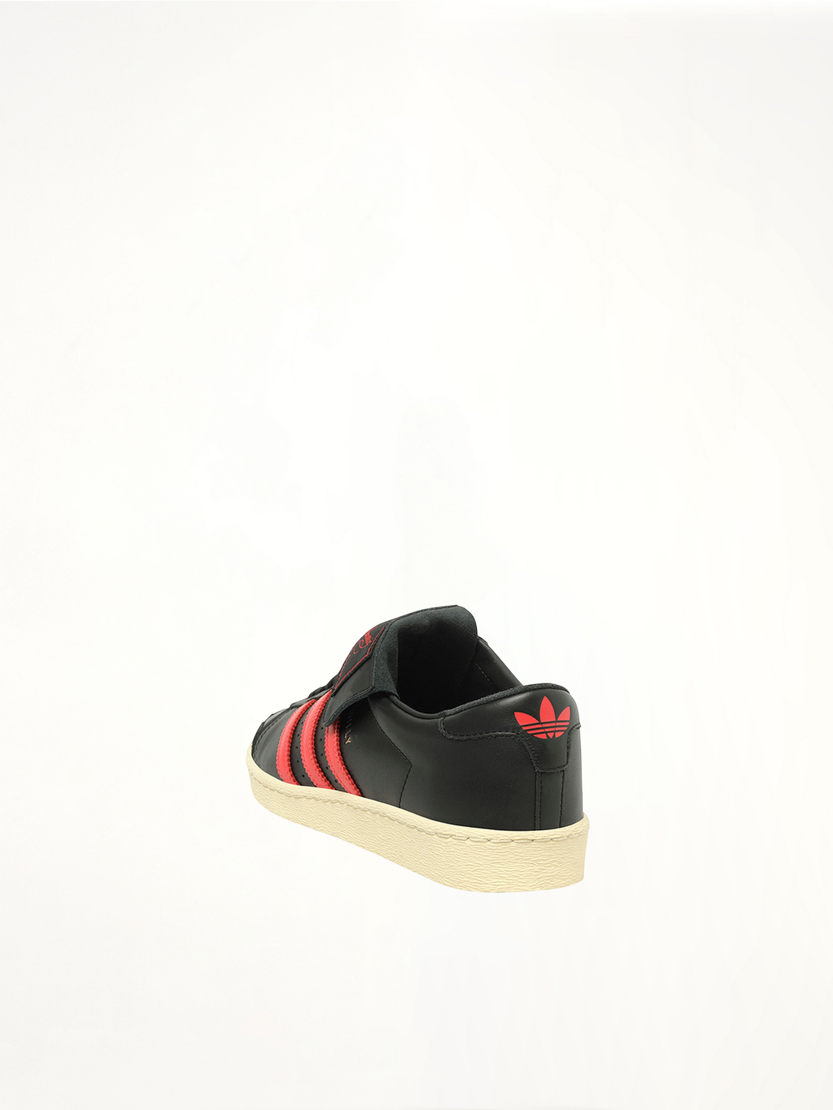 Adidas X Chavarria Jabbar Low  in Black/Red Back View | WILLY CHAVARRIA