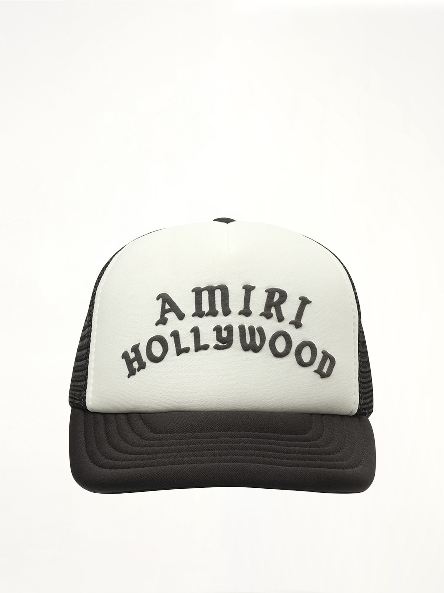Amiri Hollywood Trucker Hat in Black/White