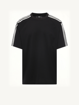 Short Sleeve T-Shirt 3-Stripes in Black