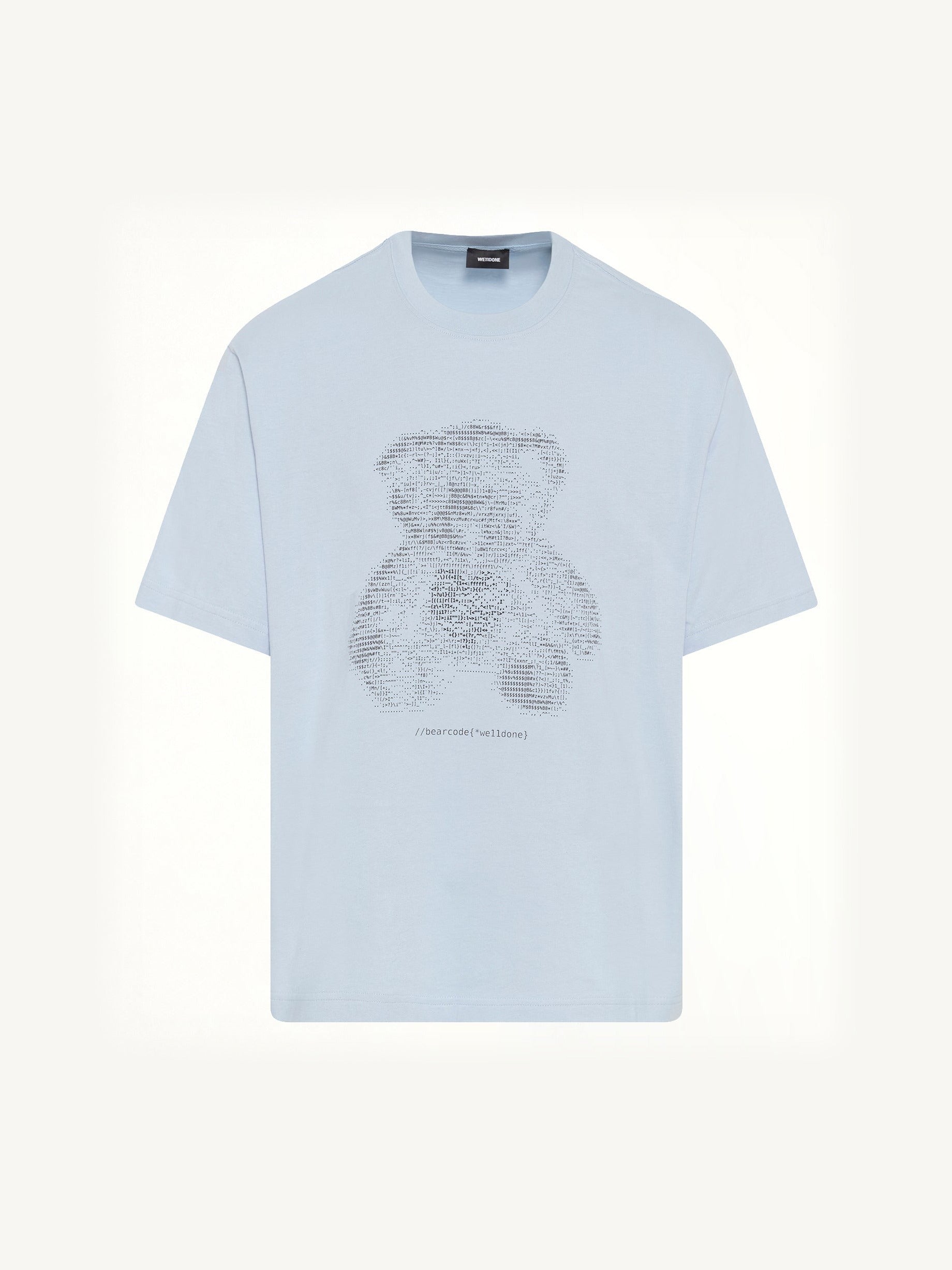 Coding Teddy T-Shirt in Sky
