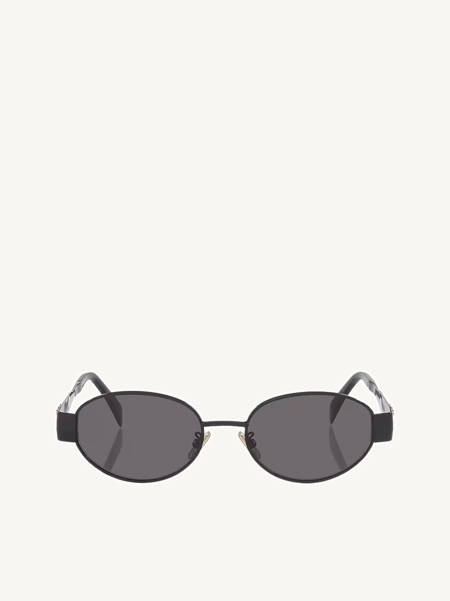 CL40235U Metal Sunglasses in Black/Gold