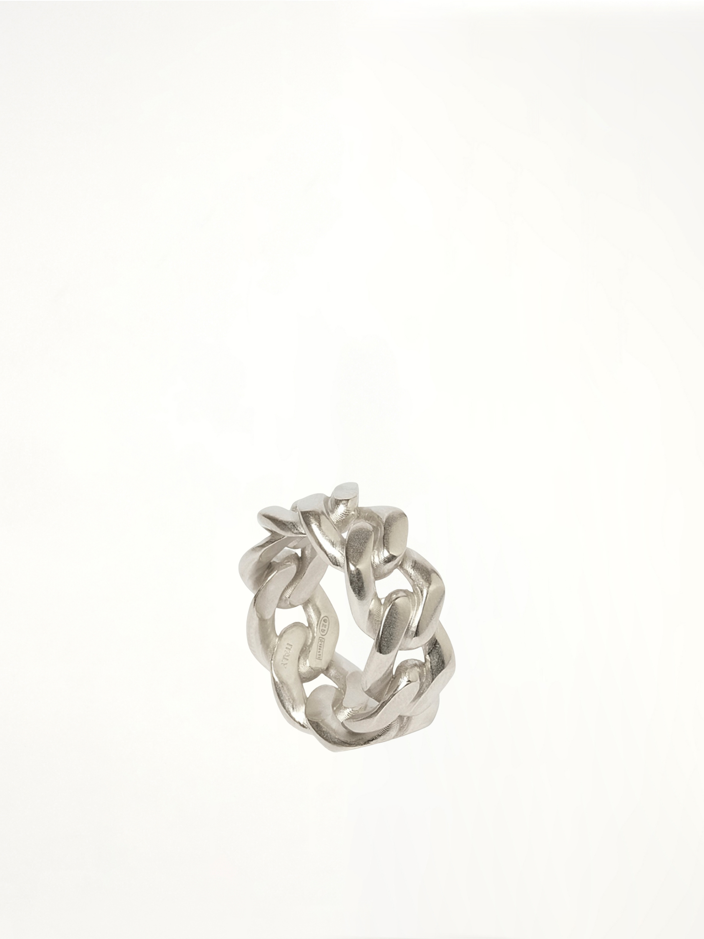 Gourmette Reference Ring in Silver