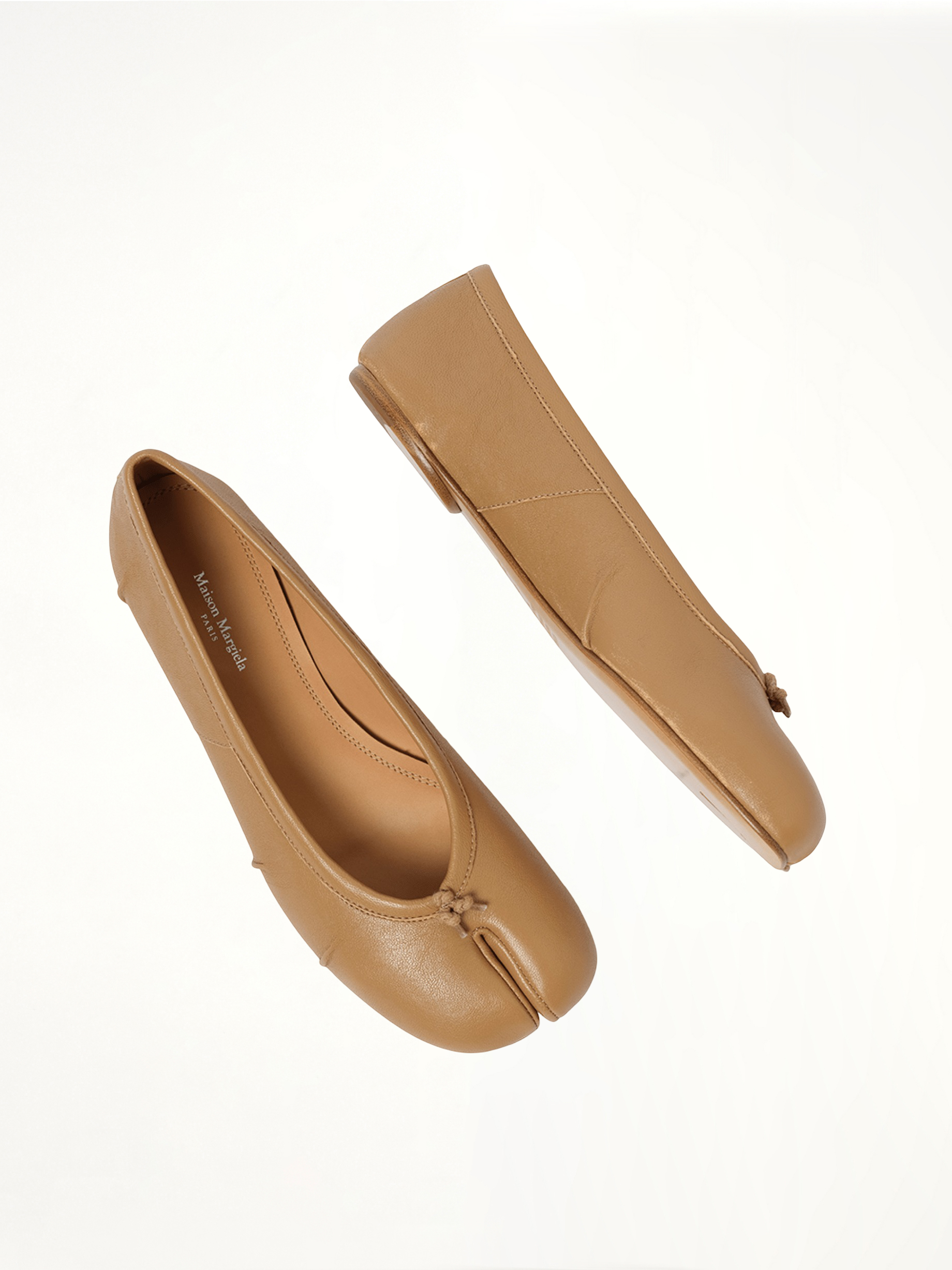 Tabi New Ballerina in Nude Top View | MAISON MARGIELA