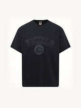 Faded Collegiate T-Shirt in Black