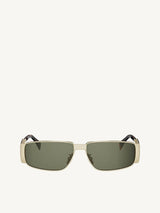 CL40325U 5930N METAL SUNGLASSES in Shiny Endura Gold/Green