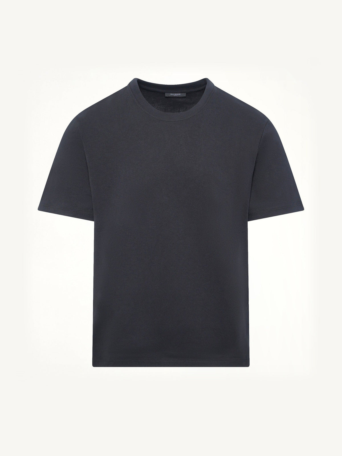 Back College Emblem T-Shirt in Black/White