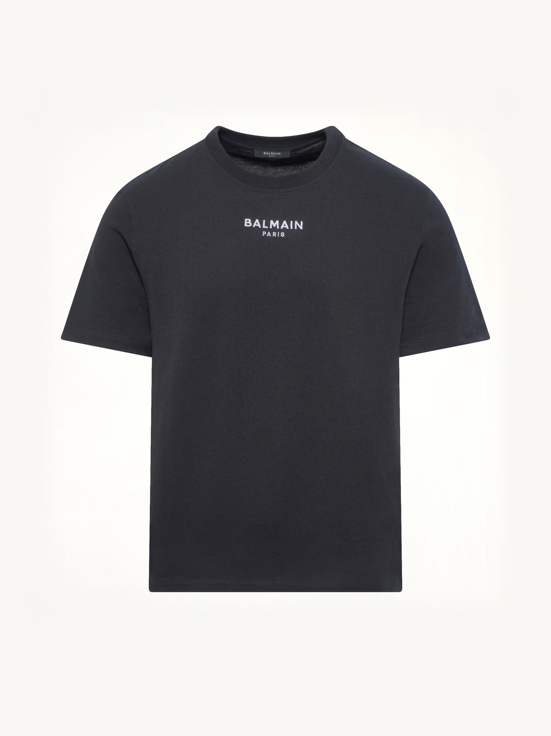 Small Balmain Paris T-Shirt in Black/White