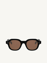 CL40326U Acetate Sunglasses in Shiny Black/Brown