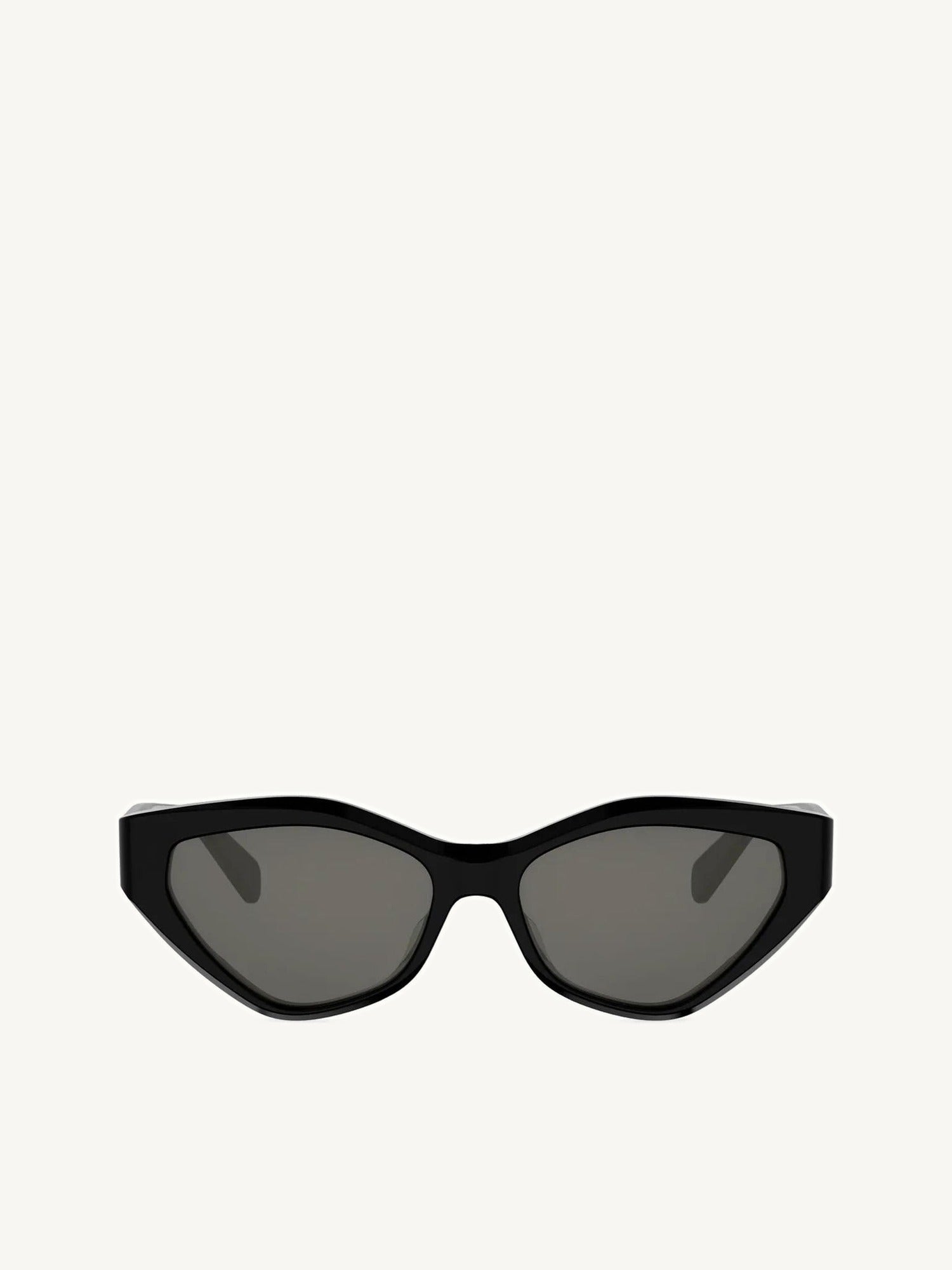 CL40323U Acetate Sunglasses in Shiny Black/Grey