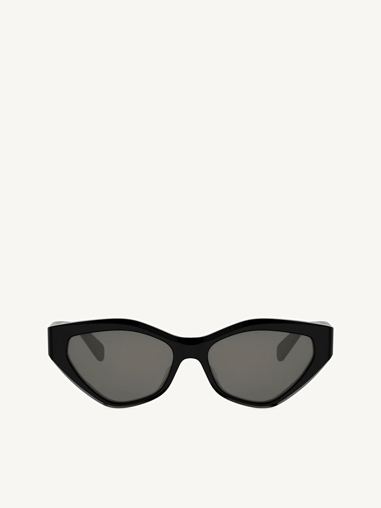 CL40323U Acetate Sunglasses in Shiny Black/Grey