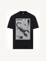 Y-3 X NBHD Graphic T-Shirt in Black/Granite
