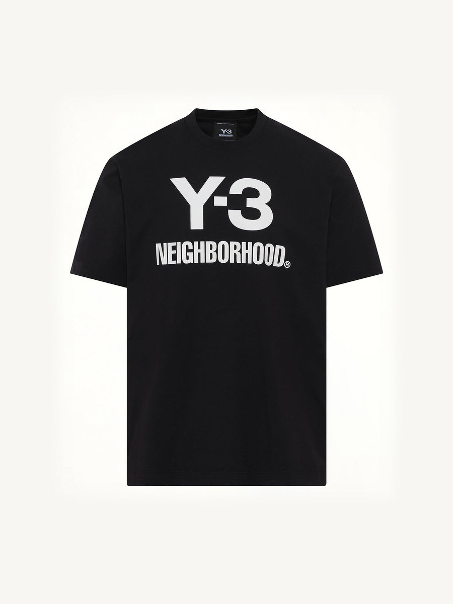 Y-3 X NBHD Logo T-Shirt in Black