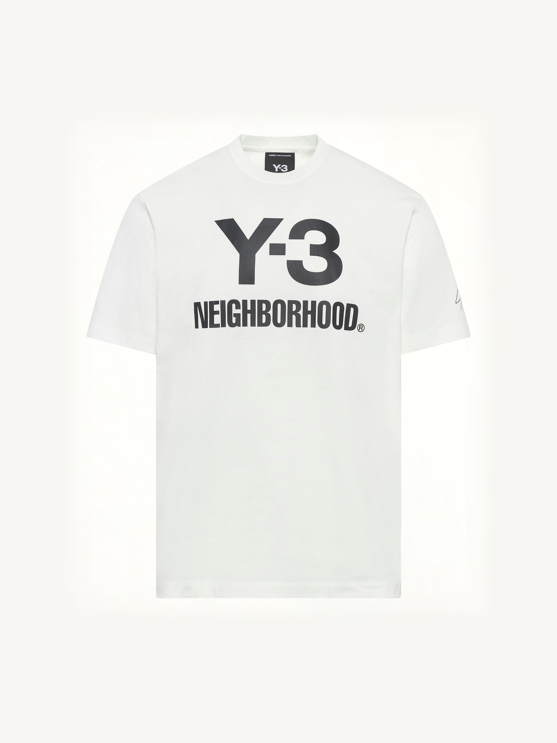 Y-3 X NBHD Logo T-Shirt in White