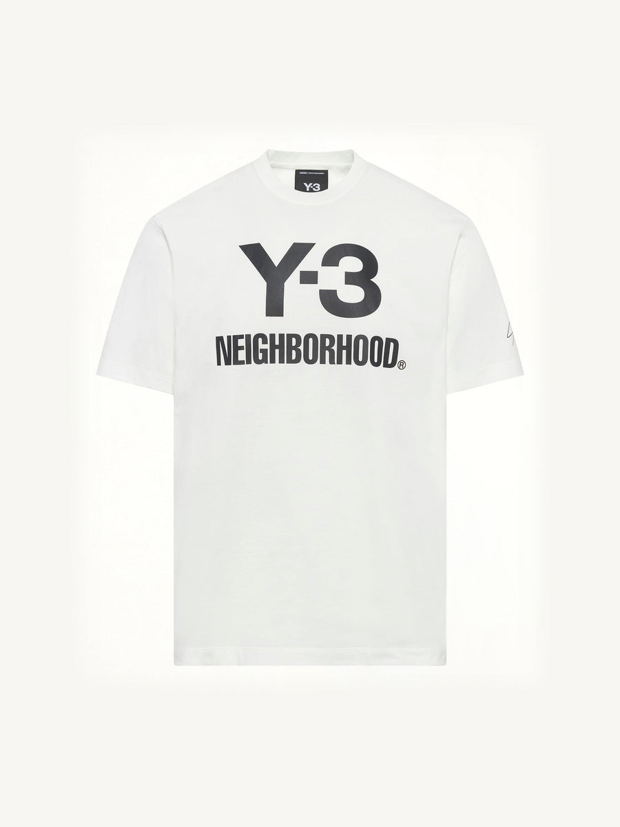 Y-3 X NBHD Logo T-Shirt in White