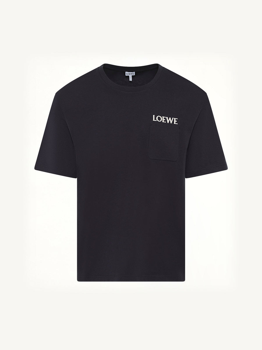 Loewe Relaxed Fit T-Shirt in Dark Navy Blue