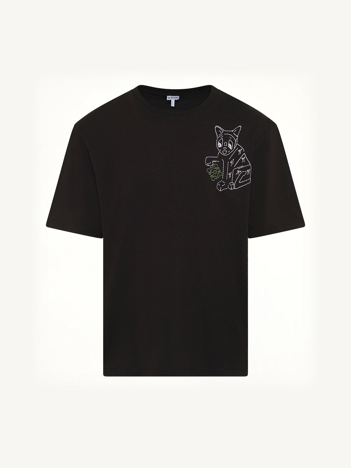 Louis Wain Loose Fit T-Shirt in Black