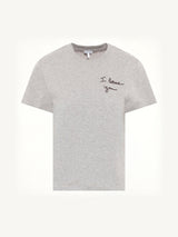 Regular Fit T-Shirt in Grey Melange