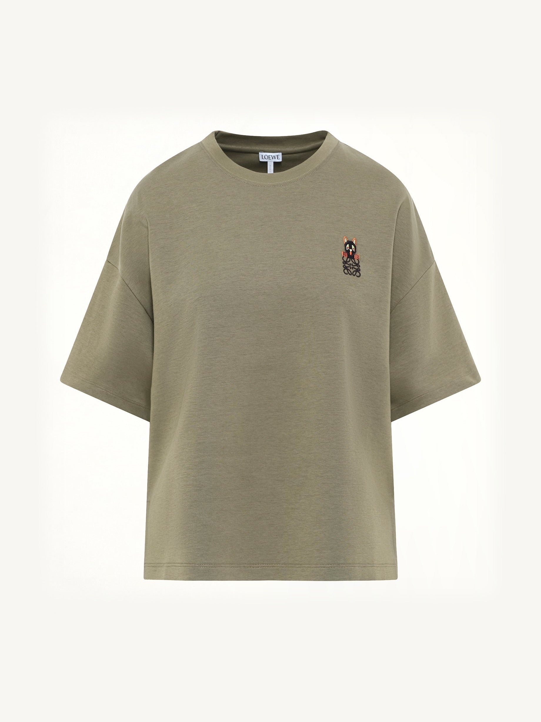 Regular Fit T-Shirt in Khaki Green