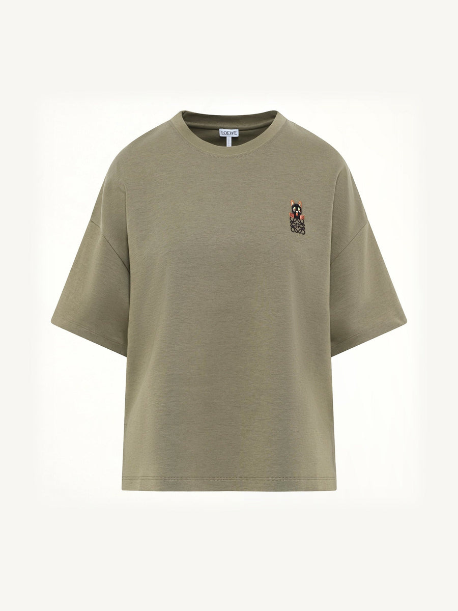 Regular Fit T-Shirt in Khaki Green