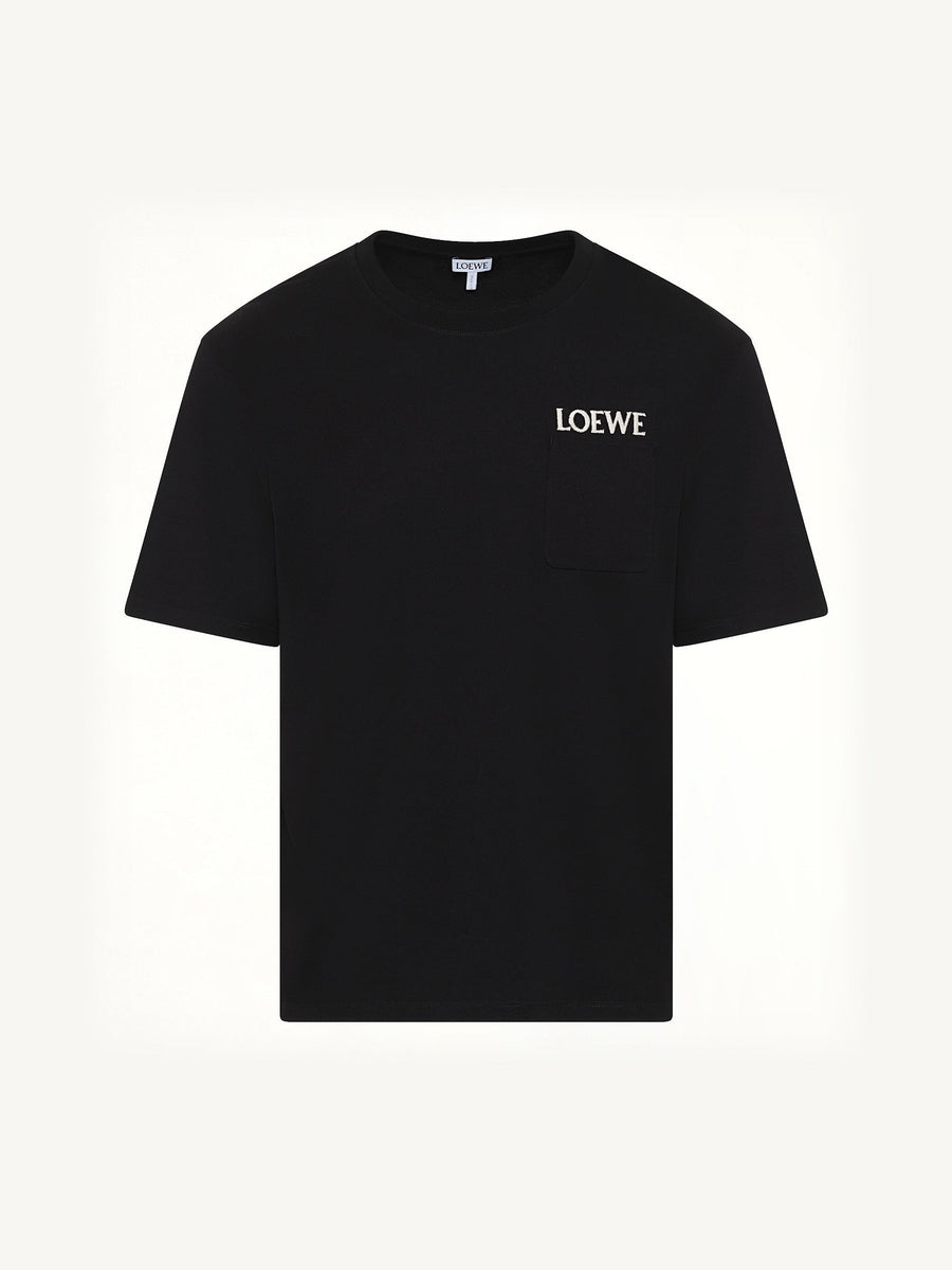 Loewe Relaxed Fit T-Shirt in Black