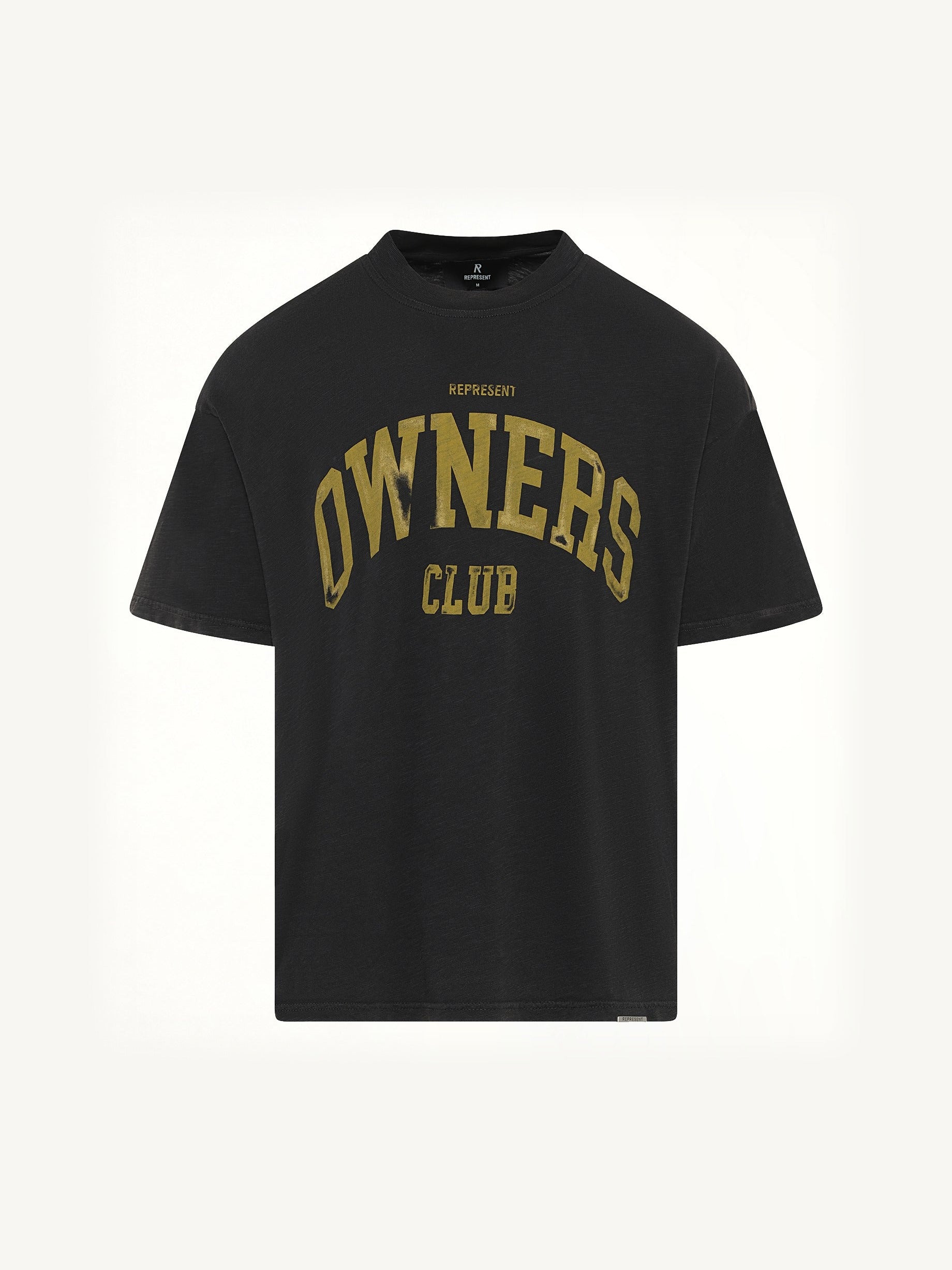 Represent Owners Club T-Shirt in Faded Black