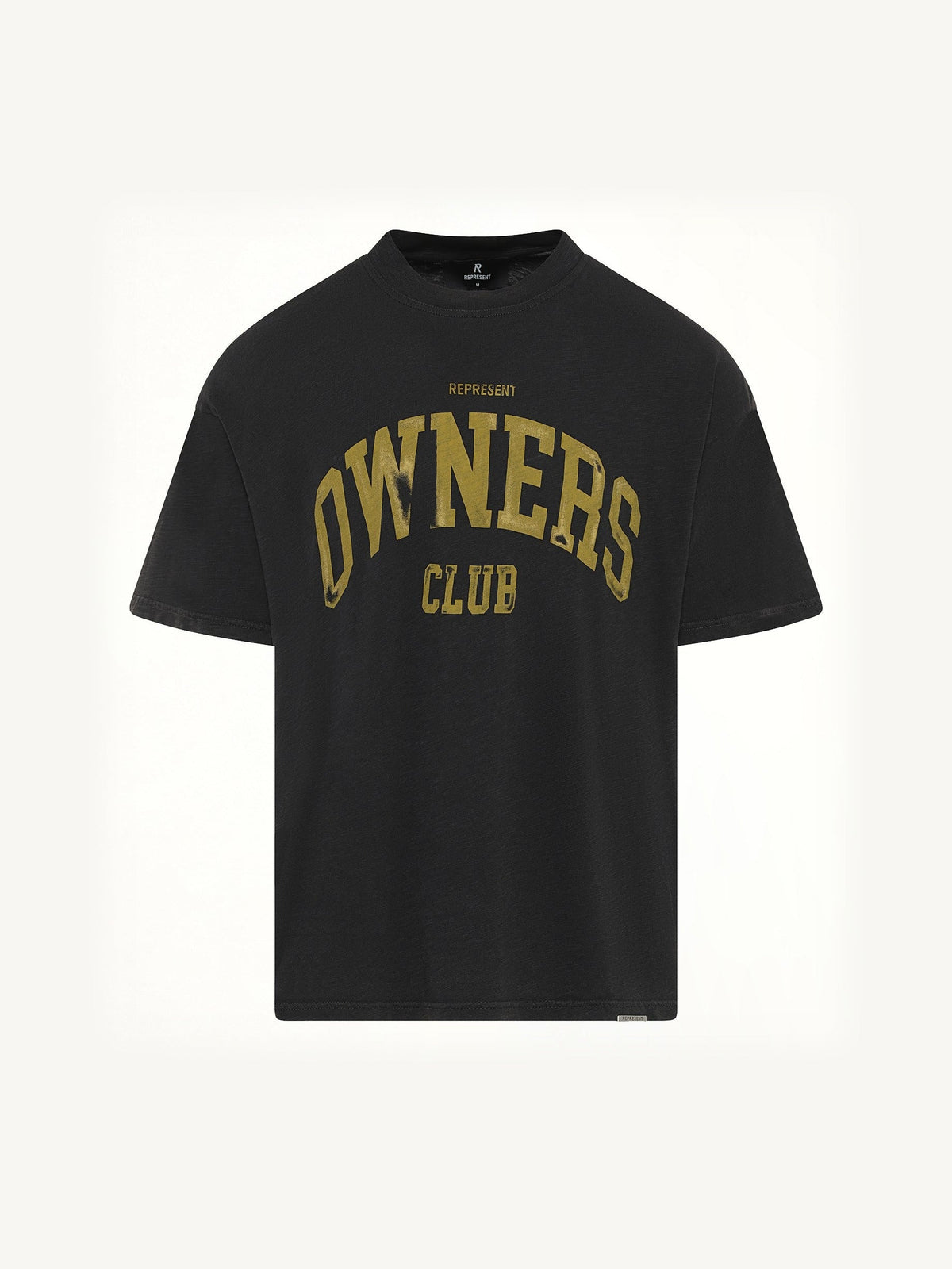 Represent Owners Club T-Shirt in Faded Black