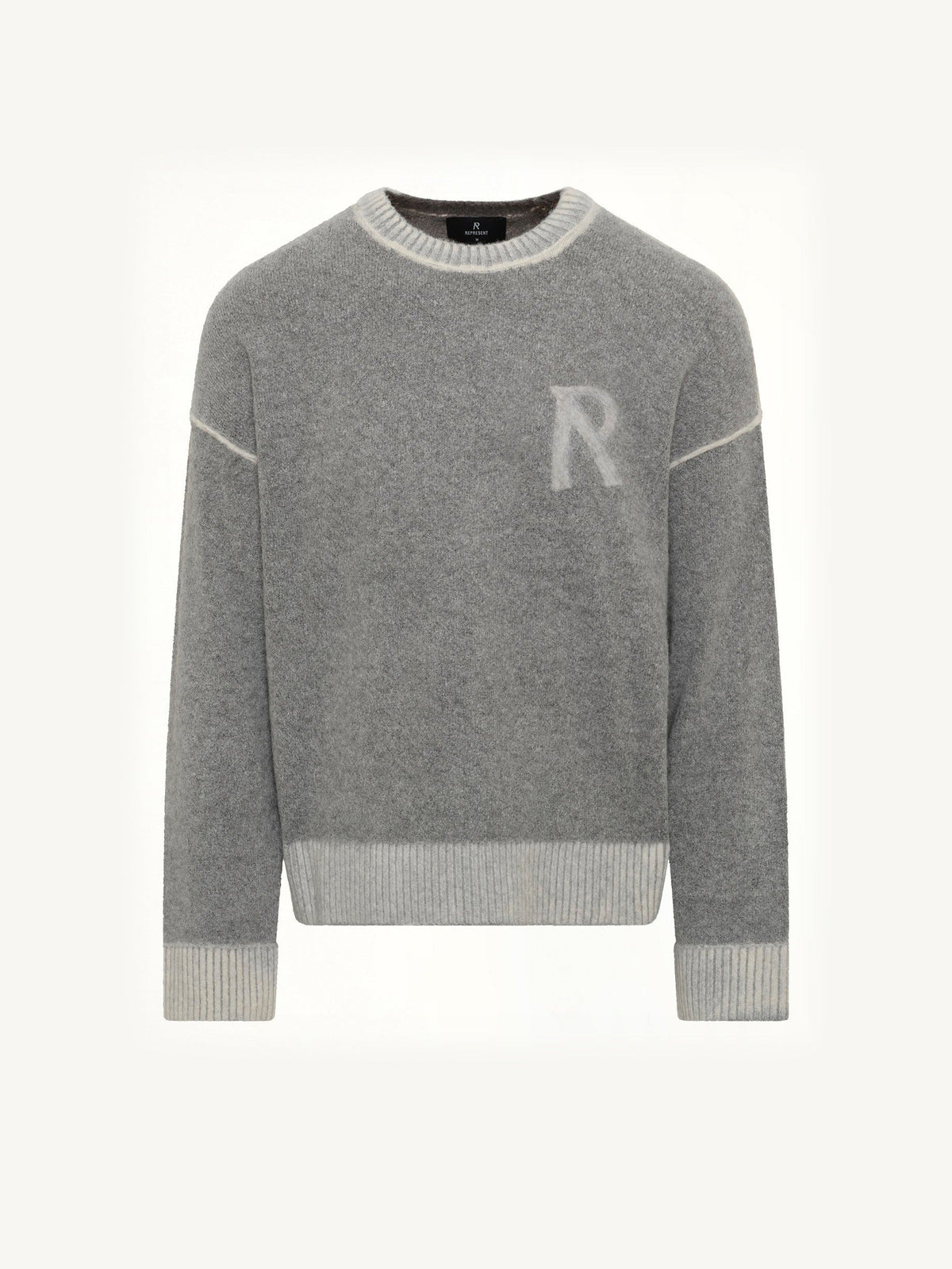 Laurel Knit Sweatshirt in Sun Fade Grey