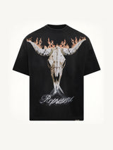 British Cowboys T-Shirt in Stained Black