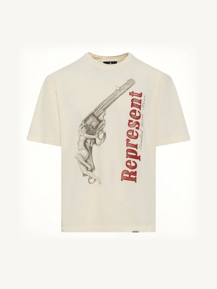 Loaded With Love T-Shirt in Cream