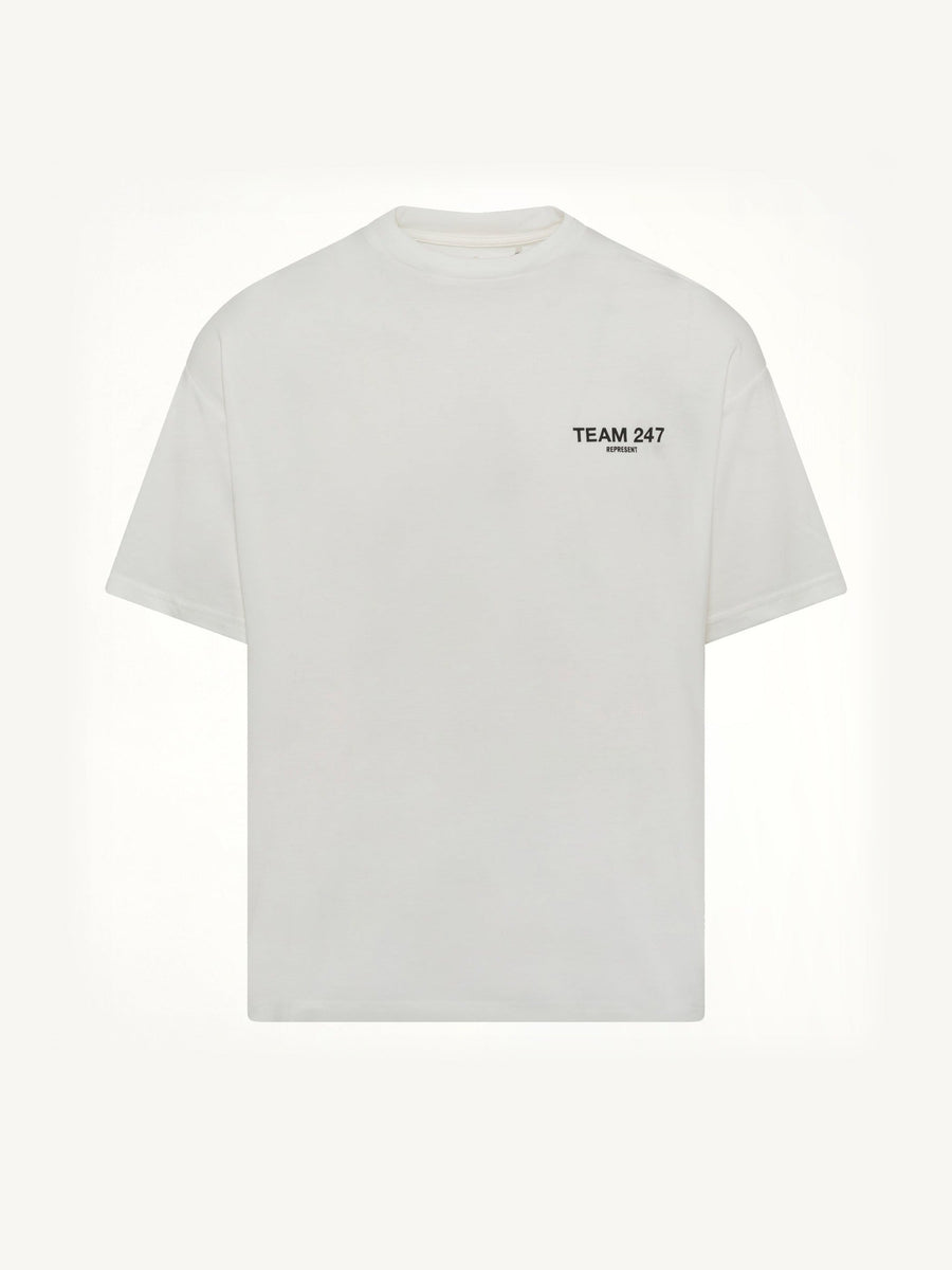 Team 247 Oversized T-Shirt in Flat White
