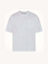 Cotton Jersey T-Shirt in White