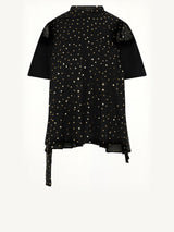 Polka Dot T-Shirt in Black