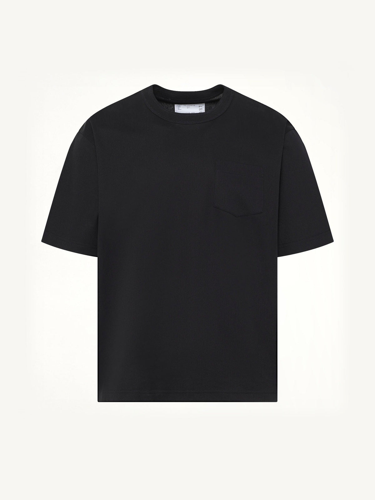 Cotton Jersey T-Shirt in Black