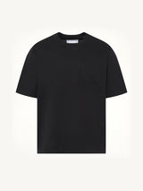 Cotton Jersey T-Shirt in Black