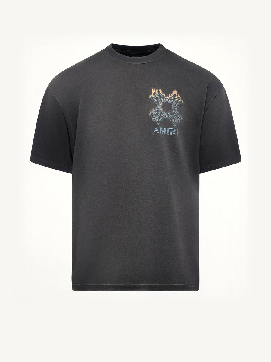MA Quad Flames Oversized T-Shirt in Black