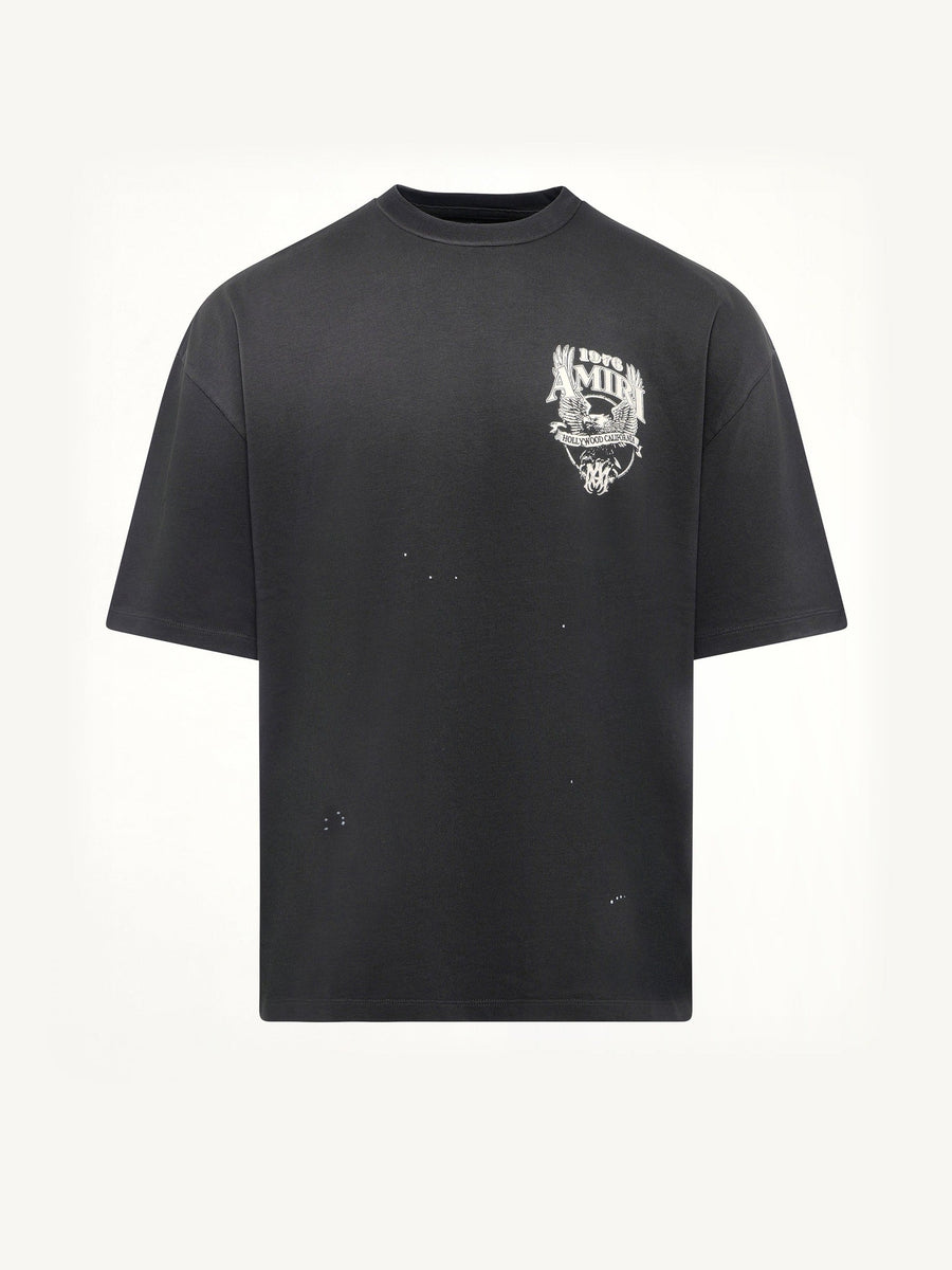 Amiri Eagle Oversized T-Shirt in Black