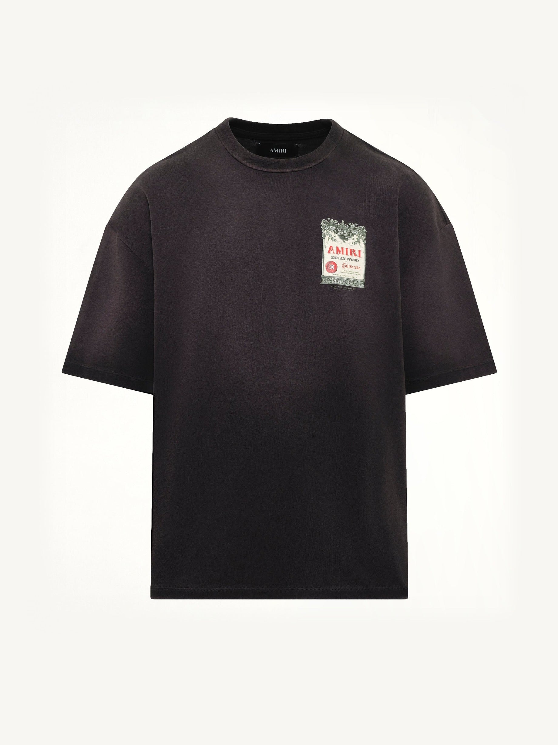 Chateau Stamp Oversized T-Shirt in Black