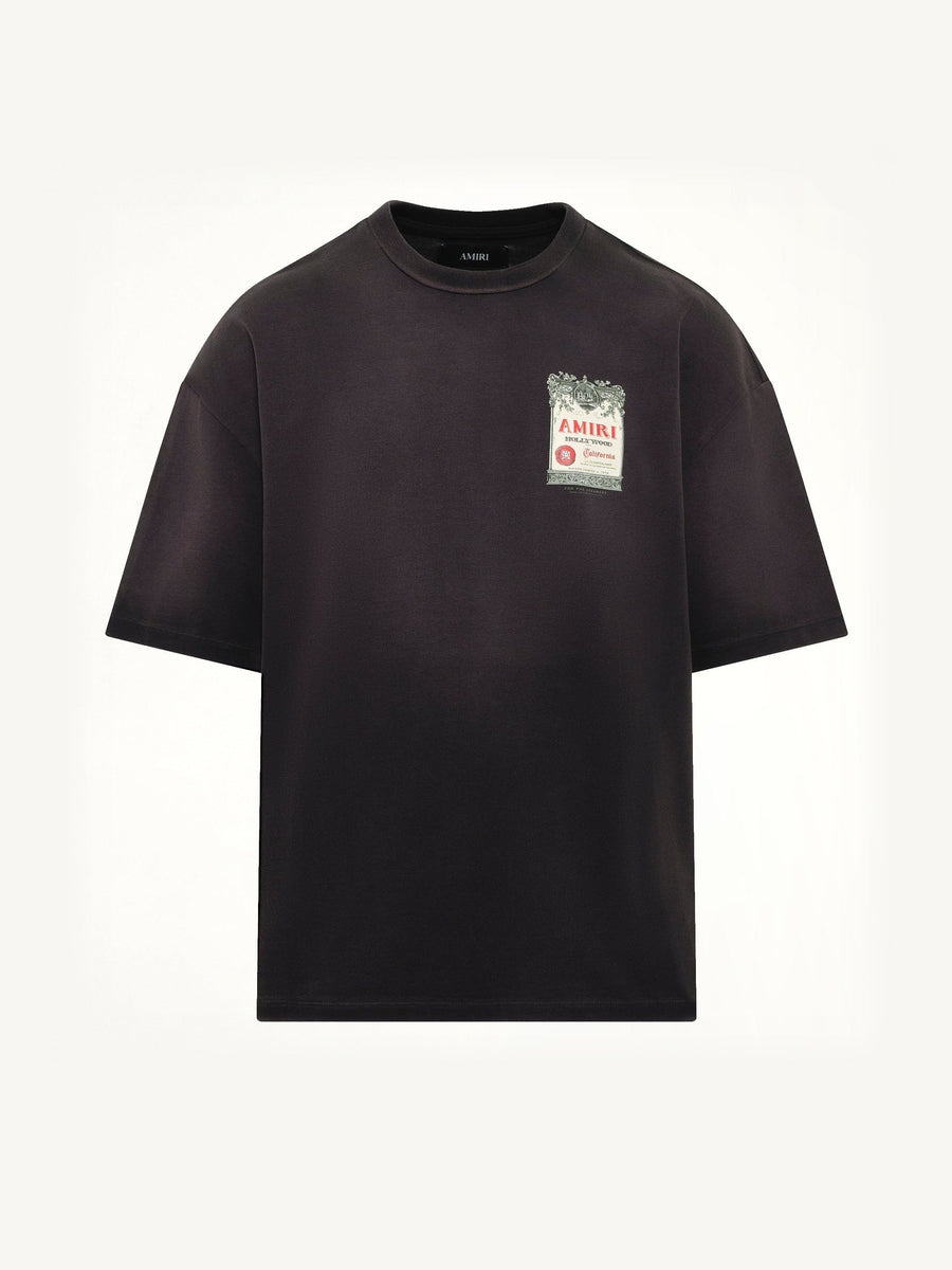 Chateau Stamp Oversized T-Shirt in Black