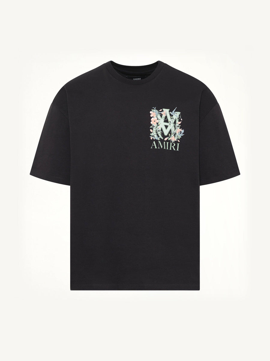 MA Floral Oversized T-Shirt in Black